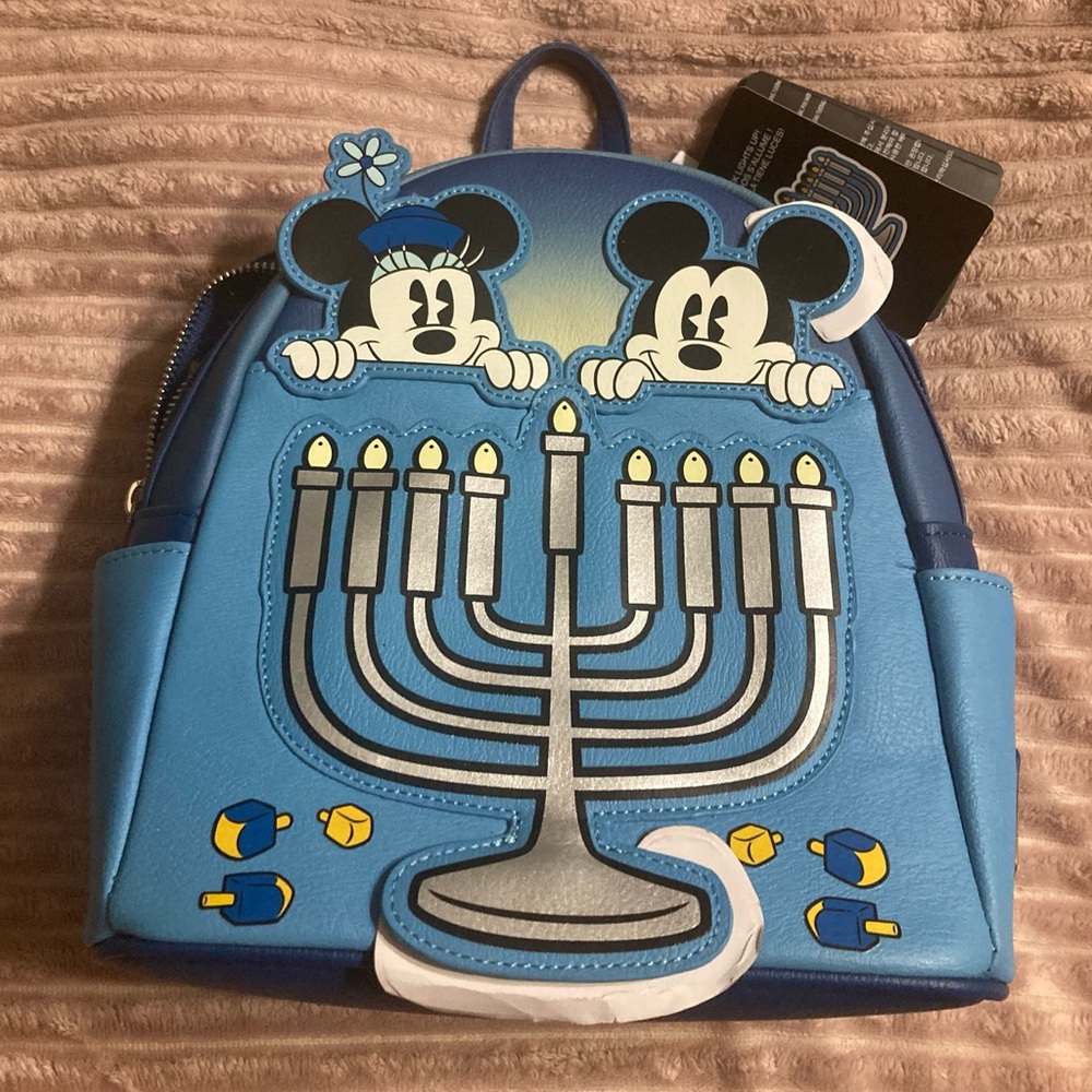 NWT Disney Loungefly Mickey and Minnie Mini Backpack
